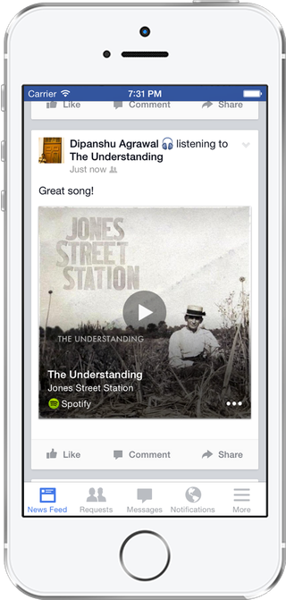 Illustration for article titled Facebook App Adds Shazam-Like Function to Identify Songs and Shows